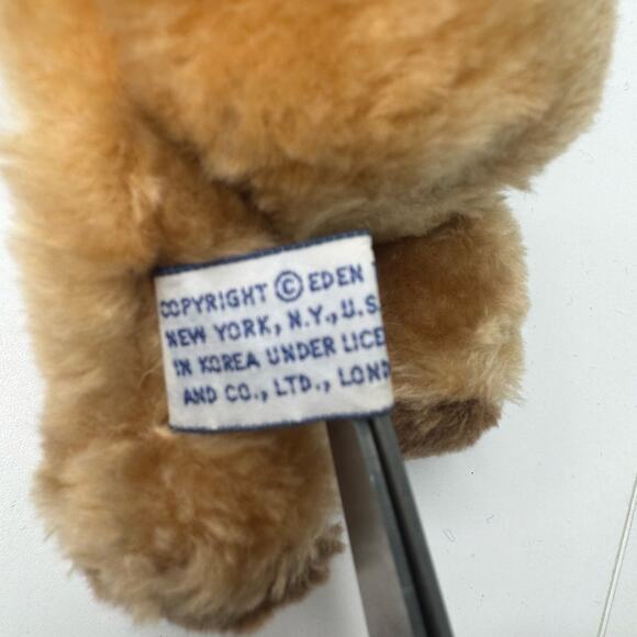 Vintage Eden 1981 Paddington Bear Standing Plush Coat & Hat with Tags - Picture 5 of 8